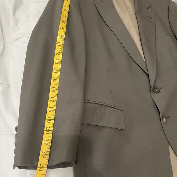 Ralph Lauren Polo University Club Mens 44R Blazer Brown Wool Two Button Vtg 80s - Picture 6 of 11